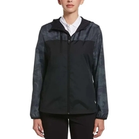 Lightweight women's packable jacket with wind and water resistance for...