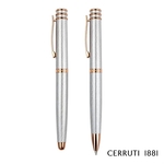 Cerruti 1881® Austin Diamond Ballpoint & Rollerball Pen Set