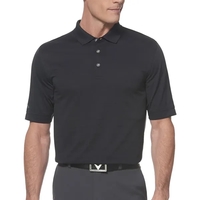 Men's mesh golf polo with Opti-Dri moisture control and ventilated...