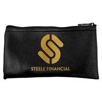 Texo leather vinyl bank bag is used for carrying money to... from ASI 65603...