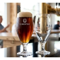 Pilsner glass, 12 oz (400 mL). Gift box and paper wrap... from ASI 31518...