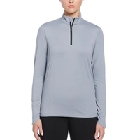Women's lightweight quarter-zip with stretch, weather resistance, and UPF 50...