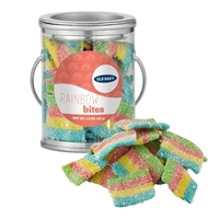 Summer candy pail with rainbow sour bites (1.6 oz.).... from ASI 71685...