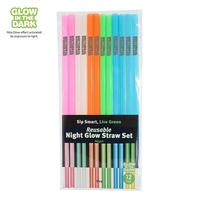 Nite Glow Reusable Straw - 12 Pack... from ASI 30270 Aakron Line