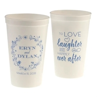 22 oz. Smooth Custom Wedding Cup