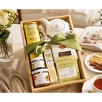 Tea Time Gourmet Gift Crate with Teapot & Sweet Treats