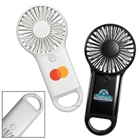 Handheld mini fan with carabiner clip and batteries... from ASI 57655 STOPNGO...