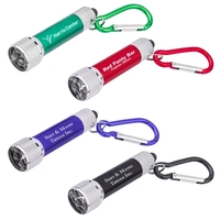 5 LED keyring with aluminum casing and a color-matched carabiner.... from ASI...