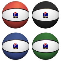 7" Mid-Size Two Tone Rubber Basketball with athletic valve.... from ASI 98360...