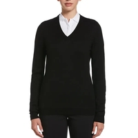 Callaway women's V-neck sweater with thermal warmth and a soft merino... from...
