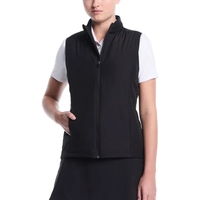Callaway women's puffer vest with lightweight polyester comfort for easy...