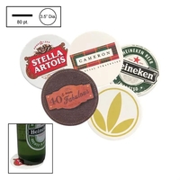 3.5" round coaster made of pulpboard.... from ASI 57655 STOPNGO Line