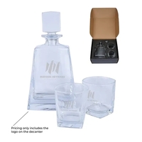 Wellington Baron Whiskey Decanter & Glasses Set... from ASI 67866...