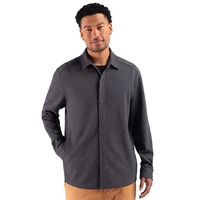 Cutter & Buck Drift Textured Knit Recycled Mens Shirt Jacket... from ASI...