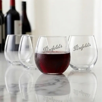 Stemless red wine drinking glass, 16.75 oz. Gift box and paper... from ASI...