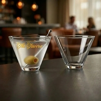 Stemless martini drinking glass, 13.5 oz.... from ASI 31518 ADNART / Ad-N-Art