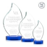 This classic award features a 3/4" thick Starfire Crystal Flame with... from...