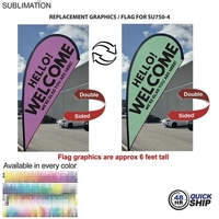 Flag For 9' Small Tear Drop Flag Kit... from ASI 53509 FIEL-Fairdeal Import &...