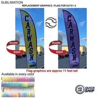 Flag For 13' Medium Feather Flag Kit... from ASI 53509 FIEL-Fairdeal Import &...