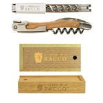 Laguiole Corkscrew, Beechwood Handle - Slide Wood Box Set