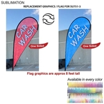 Replacement Graphics for 12' Medium Tear Flag Kit