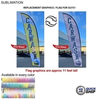 Flag For 13' Medium Feather Flag Kit... from ASI 53509 FIEL-Fairdeal Import &...