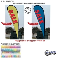Flag For 13.5' Large Teardrop Kit... from ASI 53509 FIEL-Fairdeal Import &...