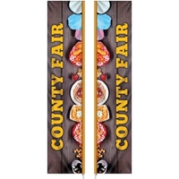 3' x 15' custom double sided square feather flag, made of... from ASI 80228...