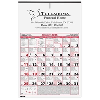16 3/4" x 11" Two sided Almanac Calendar printed in Black.... from ASI 50873...