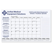Small calendar desk pad measures 16 3/4" x 10 7/8". Fits... from ASI 50873...