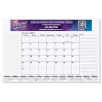 Small calendar desk pad measures 16 3/4" x 10 7/8". Fits... from ASI 50873...