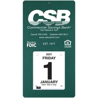 Foil Stamped Daily Calendar