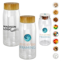 Bamboo Pattern 25 oz. Recycled Snack Bottle... from ASI 30208 A P Specialties...