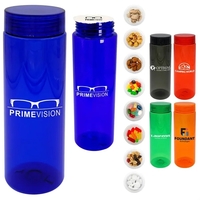 CLEAR VIEW 24 OZ. COLORFUL SNACK BOTTLE... from ASI 30208 A P Specialties /...