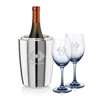The Pescara Wine Cooler & Wine Glass Set is a refined... from ASI 84592 St...