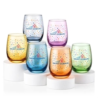 The Assorted Colored Sedona Stemless Wine Glasses are a perfect addition......