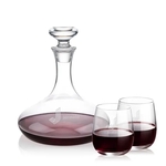 Elliston Decanter & Crestview Stemless Wine Set