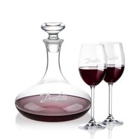 The Elliston Decanter Set features a classic, gently flared decanter with......