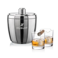 The Pescara Ice Bucket & On-the-Rocks Set combines modern style with... from...