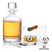 Your choice of Lead-Free Crystalline Decanter is paired with 2 matching......