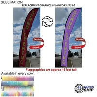 Flag For 19' X-Large Feather Flag Kit... from ASI 53509 FIEL-Fairdeal Import...