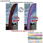 Replacement Graphics for 19' X-Large Feather Flag Kit