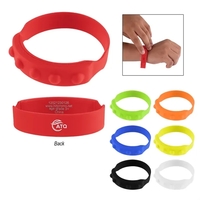 Push Pop Recycled Silicone Wristband... from ASI 61125 Hit Promotional Products