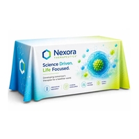 Vibrant full-color, full-coverage printing with multiple fabric options and...