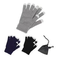 Touch-Sensitive Glove With Drawstring Pouch... from ASI 36730 Ariel Premium...