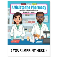 A Visit to the Pharmacy educational coloring and activity book.... from ASI...