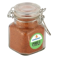 Mini Glass Jar with Hinged Lid - Chili Spice