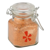 Glass jar filled with chicken & poultry spices.... from ASI 71685 Midnite Snax®