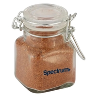 Glass jar filled with fish & seafood spices.... from ASI 71685 Midnite Snax®