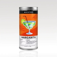Sophisticated alcohol-free mocktails in tins with 10 silk pyramid...